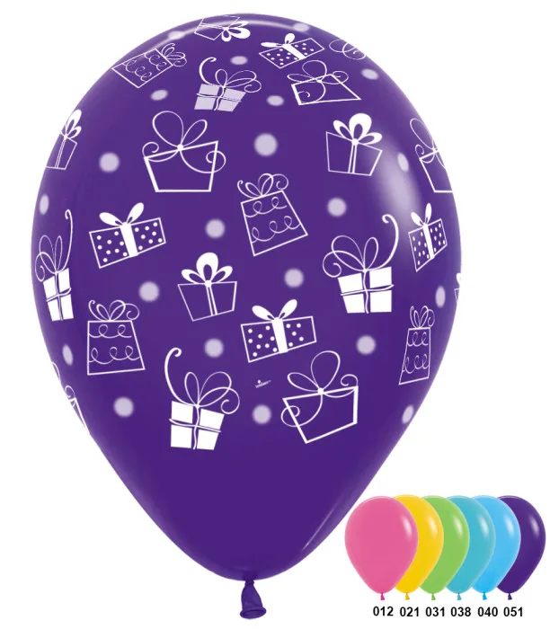 S 12 Подарки Ассорти Пастель / Presents / 50 шт. / (Колумбия)