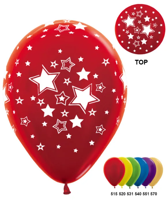 S 12 Звезды , Ассотри Металл / 50 шт. / (Колумбия)