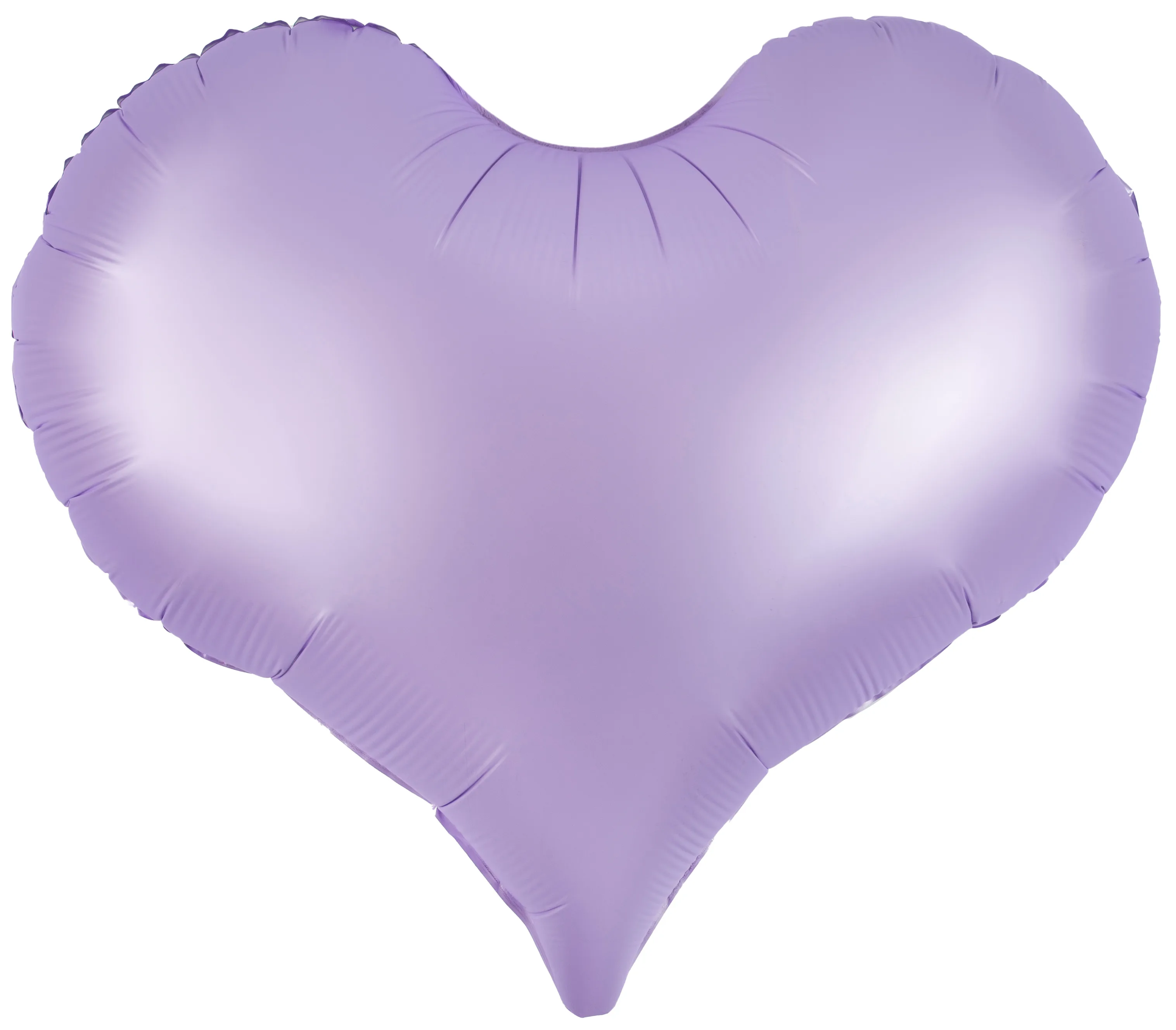 F 24"/61см Сердце, Люкс, Сиреневый, Матовый, 1 шт.(Китай)