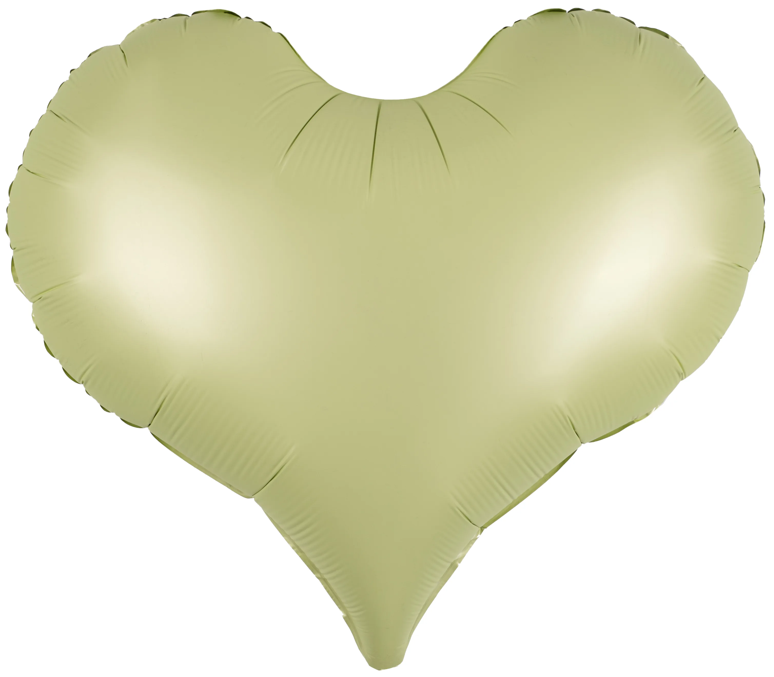 F 24"/61см Сердце, Люкс, Оливковый, Матовый, 1 шт.(Китай)