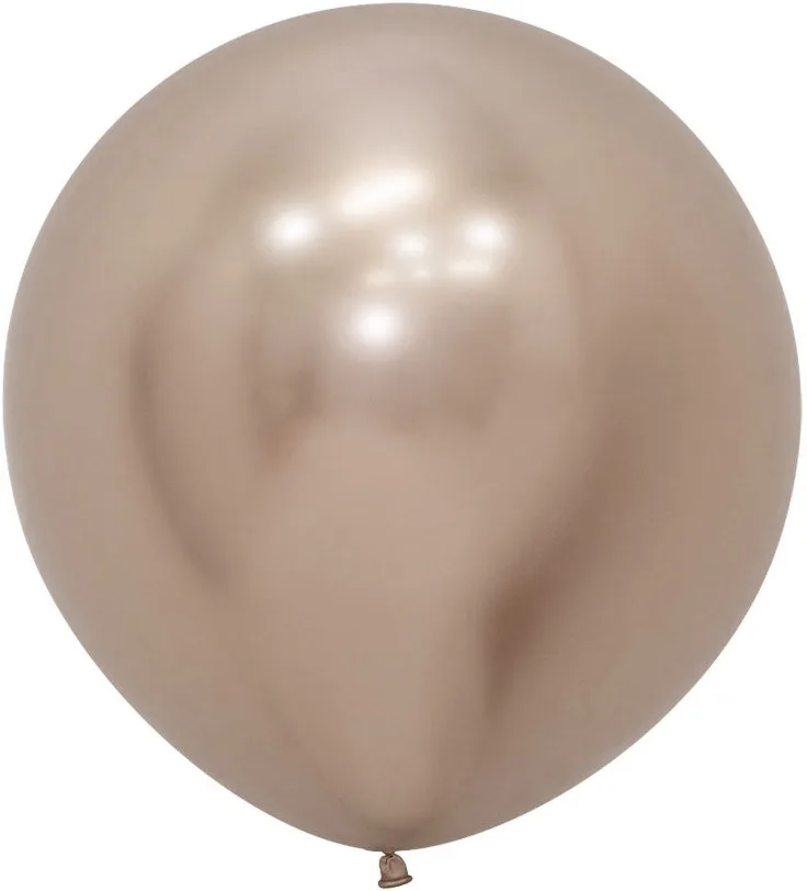 S 24" Зеркальные  шары, Шампань/1 шт./(Колумбия)