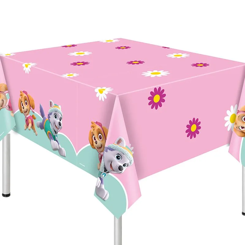 Скатерть 120 * 180 см "Щенячий патруль" дизайн для девочек