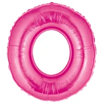 B 40"/102см Цифра "0" фуксия / Zero / 1 шт / (США)