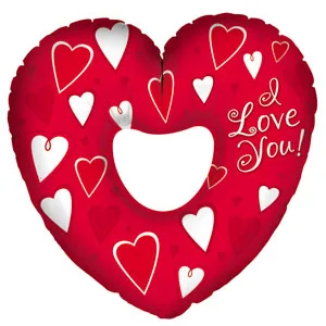 И 36 Сердце фигурное Я тебя люблю / 1 шт / (Испания)