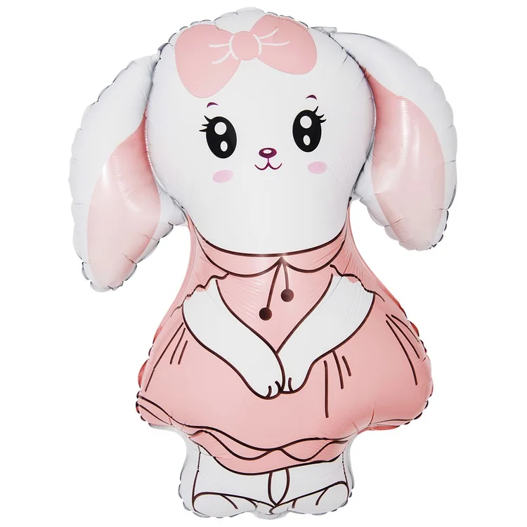 К 32"/81 см Зайка в платье розовом(Китай)