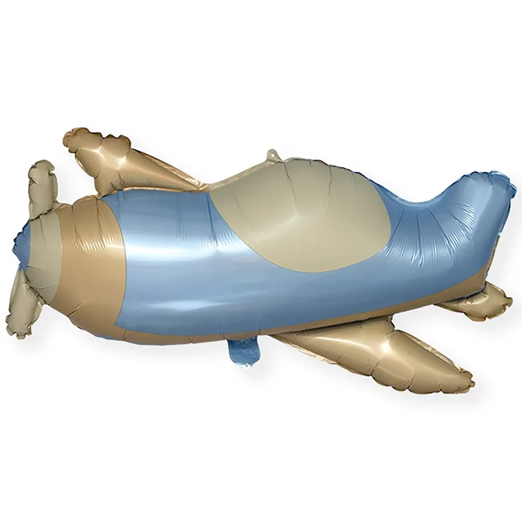 К 31"/79 см Самолет ретро голубой(Китай)