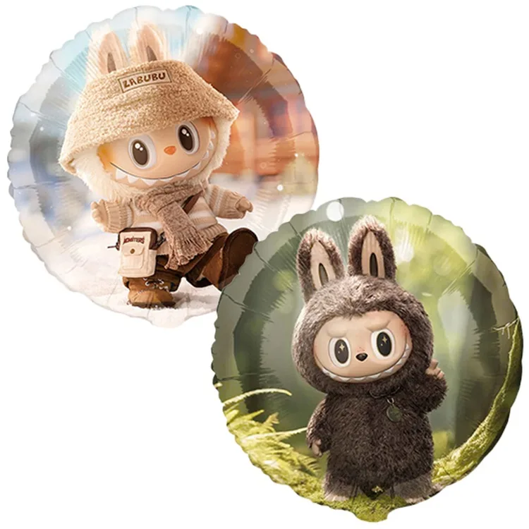 К 18" Круг Монстрики зубастые плюшевые/1 шт./(Китай)