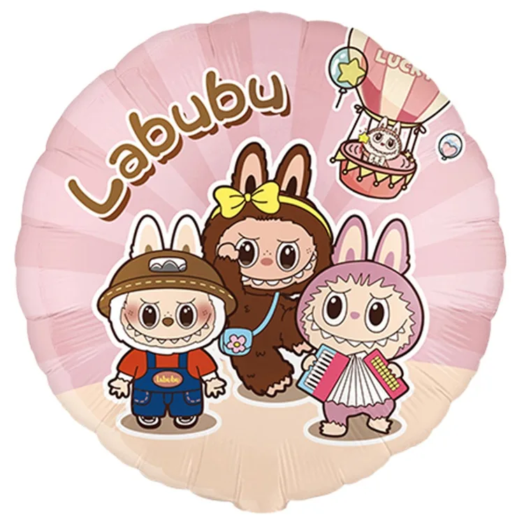 К 18" Круг Монстрики зубастые плюшевые друзья/1 шт./(Китай)