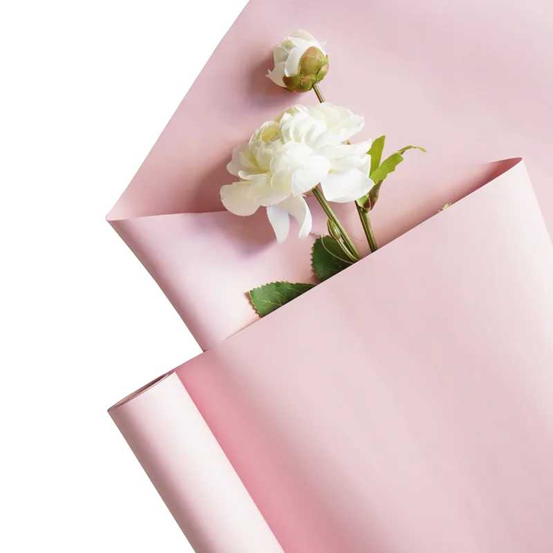 Пленка "Корея", Розовая орхидея / рулон 10*0,5м