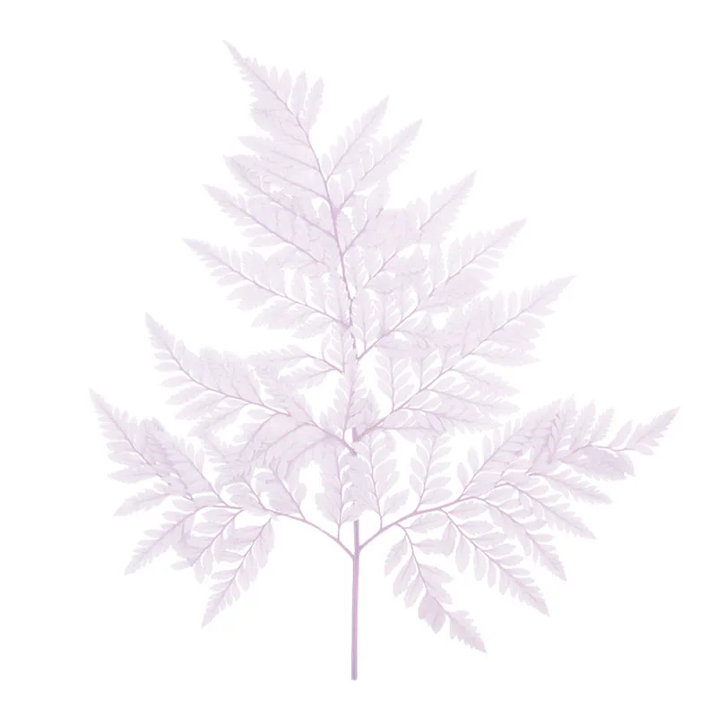 Сиреневые Листья папоротника стабилизированные 30 см 10 шт.