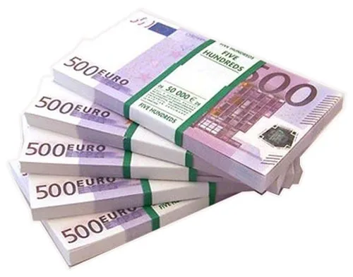 Шуточные деньги 500 евриков