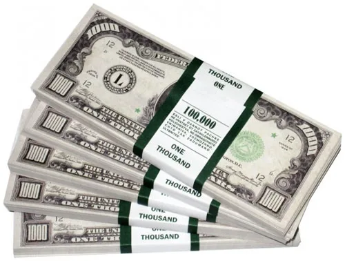 Шуточные деньги 1000 $