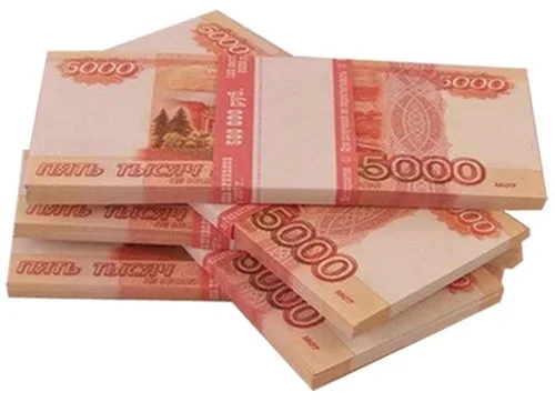 Шуточные деньги 5000 дублей