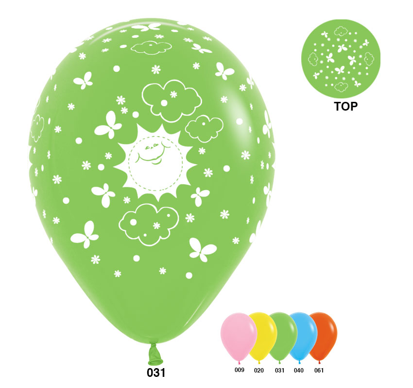 S 12 Солнце, Ассорти Пастель/ Sun/ 100 шт. / (Колумбия)