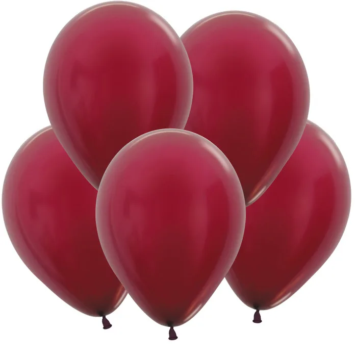 S Метал 12"/30см Бургундия / Burgundy / 100 шт. / (Колумбия)