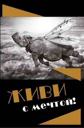 Открытка А5 Живи с мечтой (10 шт.)