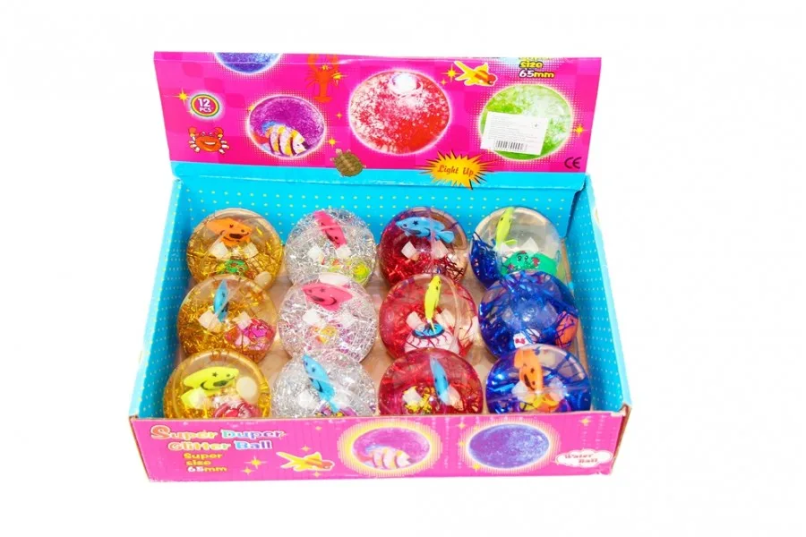 Мяч прыгун светодиодный, большой / 1 шт./ Китай