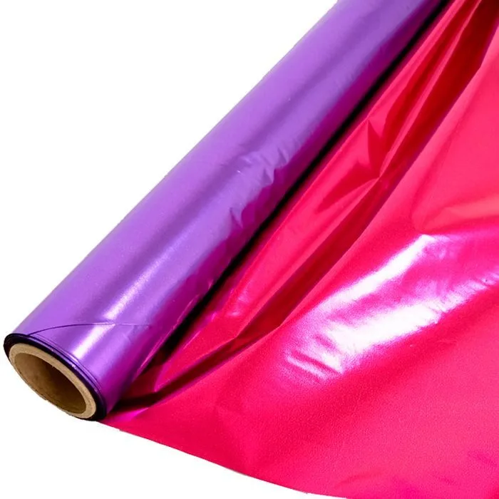 Полисилк рулон 100 см/20 м Сиреневый/Малиновый(Россия)