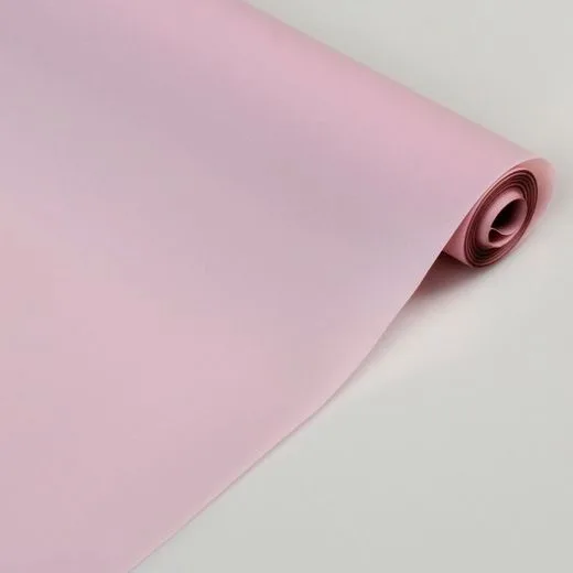 Пленка упаковочная матовая Пудра светлая,рулон 60 см*10 м  (Россия)