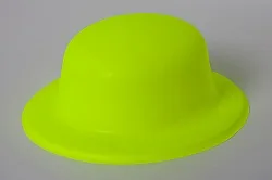 Шляпа "Неон", Желтая круглая