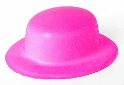 Шляпа "Неон", Розовая круглая