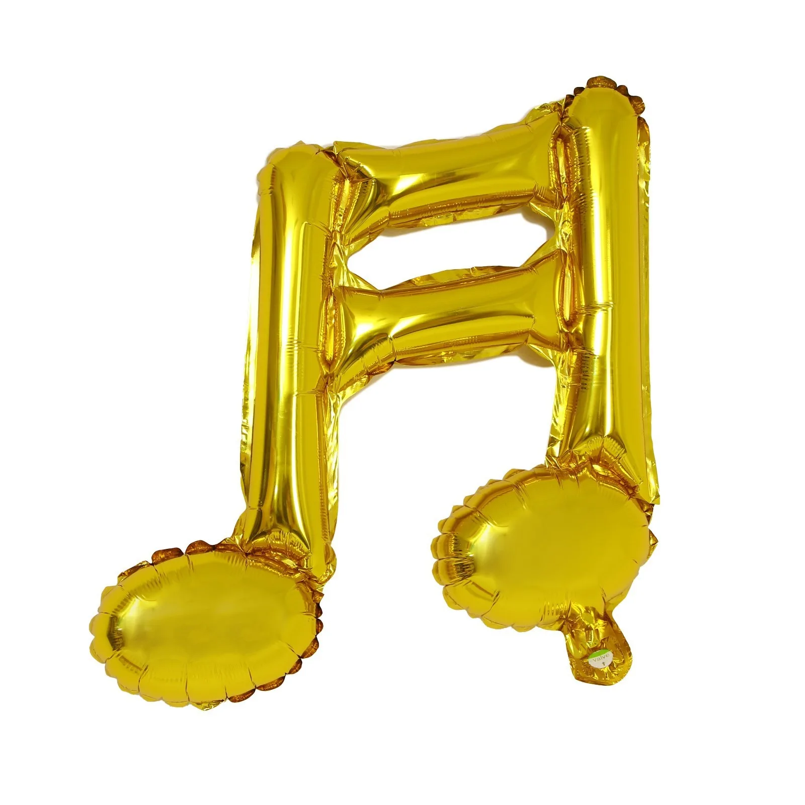 F 22''/56 см Нота двойная, золото, 1 шт. (Китай)