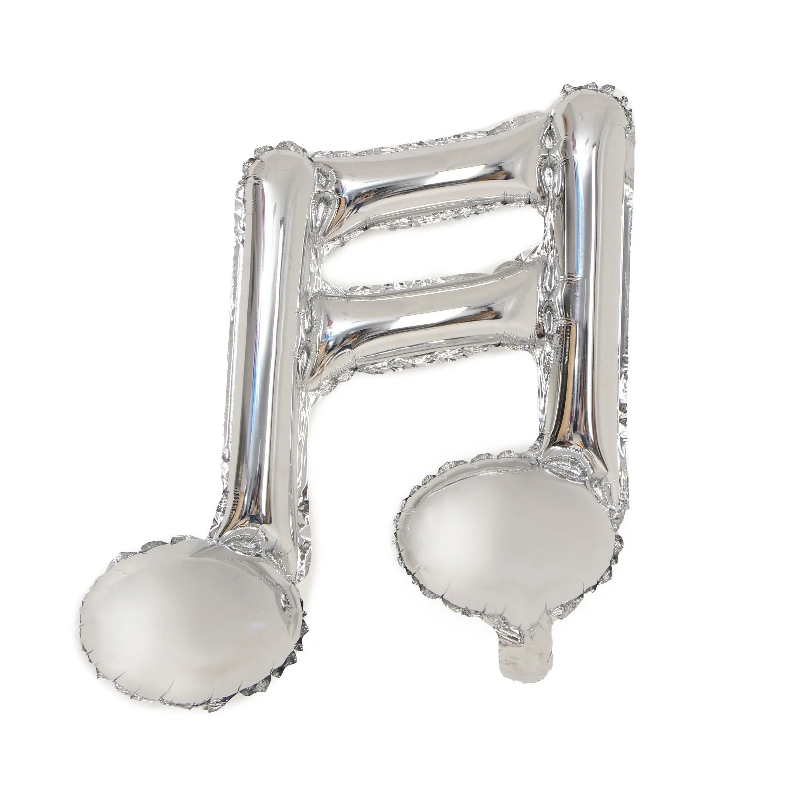 F 22''/56 см Нота двойная, серебро, 1 шт. (Китай)