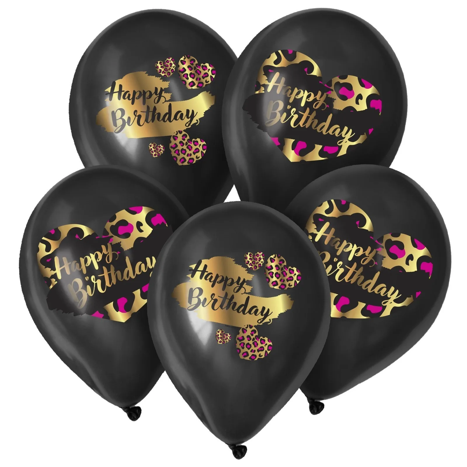 К 12''/30 см Happy Birthday, 50 шт(Китай)