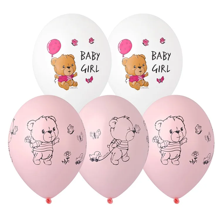 В 14"/35 см. Мишка малышка/ 25 шт.(Бельгия)