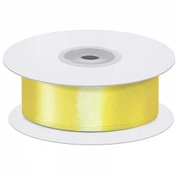 Лента Атлас Желтый с / 7 мм * 22,85 м (Китай)