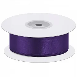 Лента Атлас Фиолетовый */ 7 мм * 22,85 м (Китай)