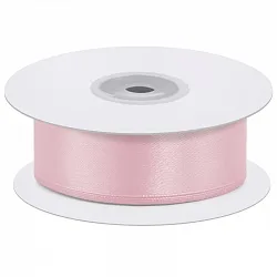 Лента Атлас Нежно-розовый / 7 мм * 22,85 м (Китай)