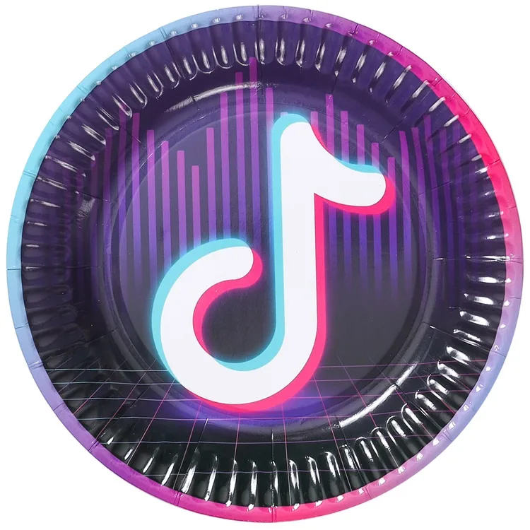 Тарелка бум Блогер Party 17см 6шт