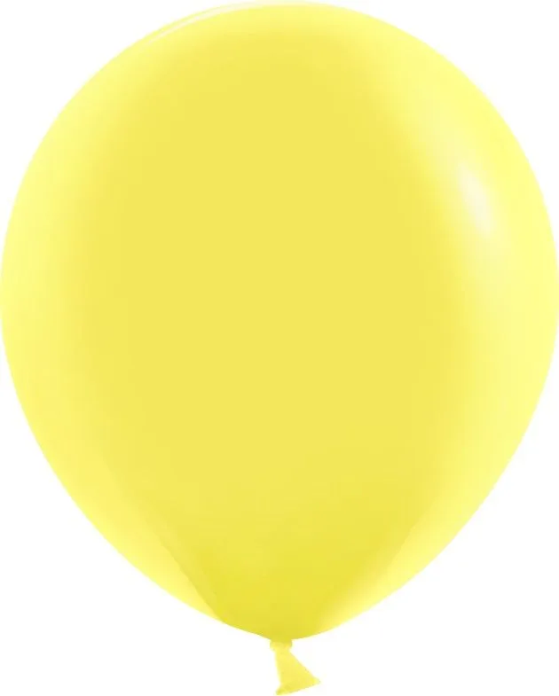 К 18"/46см Желтый, Пастель, 25 шт.(Китай)