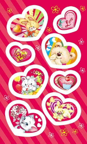 Наклейка (153*92) Любимые животные (20 шт.)