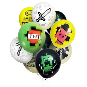 М 12"/30см. Пиксели / уп. 25 шт.(Мексика)