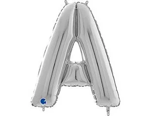 G 26''/66 см Буква, "А",  Silver, 1 шт.(Италия)