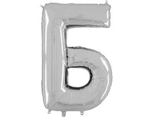 G 26''/66 см Буква, "Б",  Silver, 1 шт.(Италия)