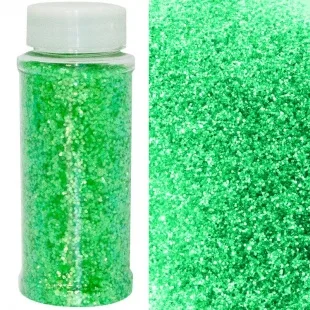 Конфетти фольга, Шестиугольники, Изумрудно-зеленый, 90 гр.