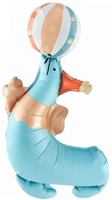 F 17"/43см Цирк, Веселый тюлень,, 1 шт.(Китай)