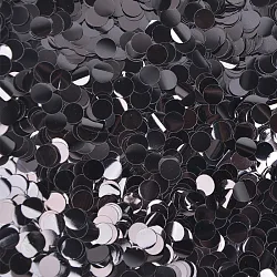 Конфетти фольга, Кружки, Черный, 50 гр., 1 см.