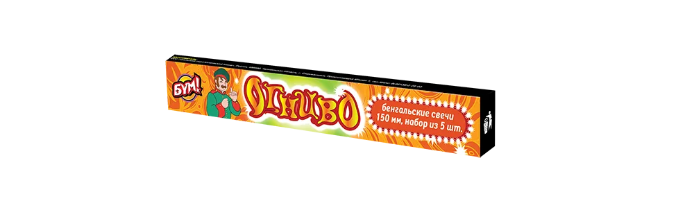 Бенгальская свеча 150 мм/ уп. 5шт.