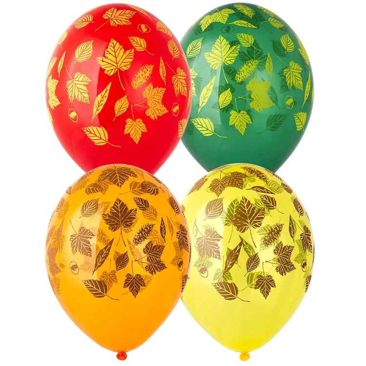 В 14"/36см Осенние листья, кристалл/25 шт./(Бельгия)