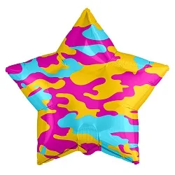 Р 18"/46см Звезда, Камуфляж, Яркий, 1 шт. (Россия)