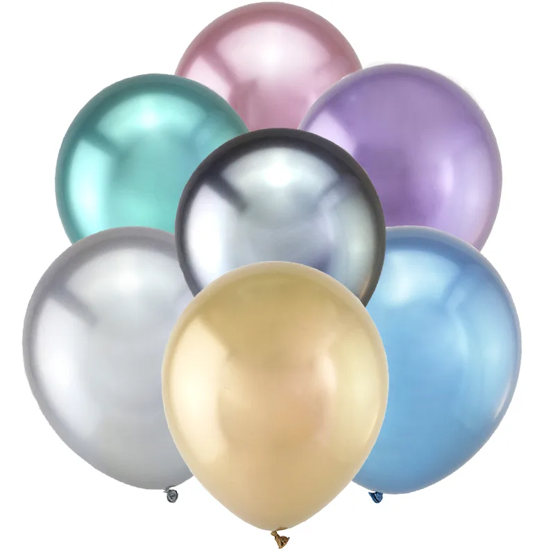 Т 5"/13см Метал, Зеркальные шары, Ассорти 50шт. (Турция)