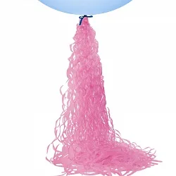 Подвеска бумажная, Спираль Розовая, 1 шт.