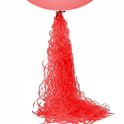 Подвеска бумажная, Спираль Красная, 1 шт.