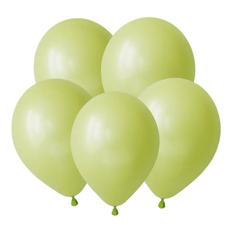 D 12"/30 см Лаймовый Макаронс, Пастель / 50 шт. (Вьетнам)