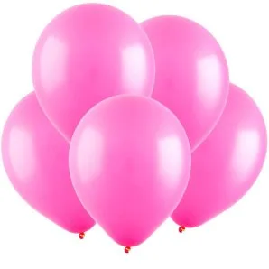 К 5"/13см Ярко-розовый, Пастель, 100 шт. (Китай)