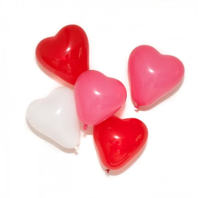 Б 5"/13см Сердце Пастель ассорти /50 шт./ (Таиланд)